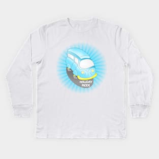 Holiday Mode Van Kids Long Sleeve T-Shirt